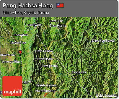 Satellite 3D Map of Pang Hathsai-long