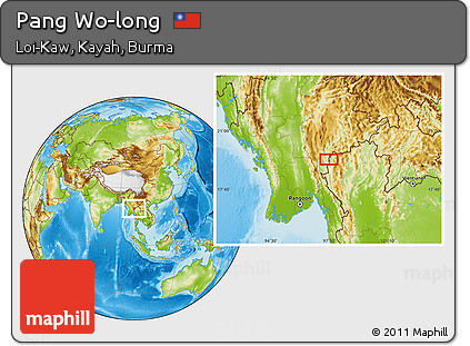 Physical Location Map of Pang Wo-long