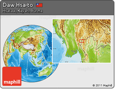Physical Location Map of Daw Hsa-to