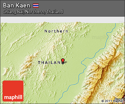 Physical 3D Map of Ban Kaen