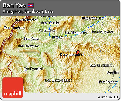 Physical 3D Map of Ban Yao