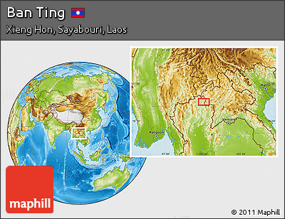 Physical Location Map of Ban Ting