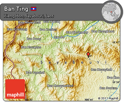 Physical Map of Ban Ting