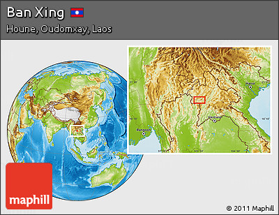 Physical Location Map of Ban Xing