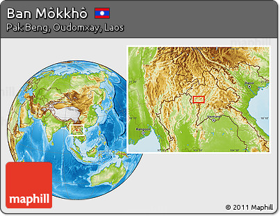 Physical Location Map of Ban Môkkhô