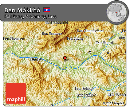 Physical Map of Ban Môkkhô