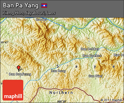 Physical Map of Ban Pa Yang