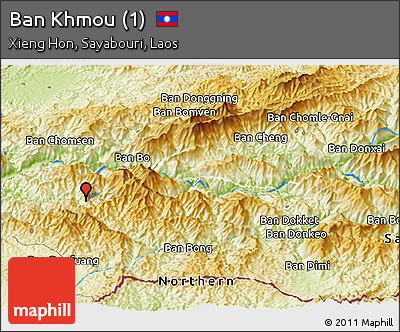 Physical Panoramic Map of Ban Khmou (1)