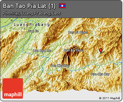 Physical 3D Map of Ban Tao Pia Lat (1)