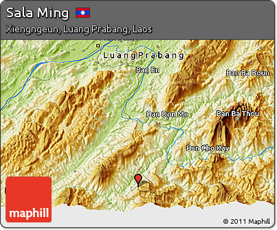 Physical 3D Map of Sala Ming
