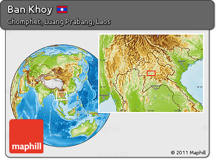Physical Location Map of Ban Khoy