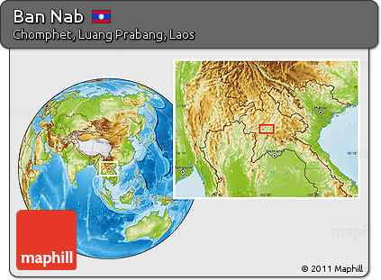 Physical Location Map of Ban Nab