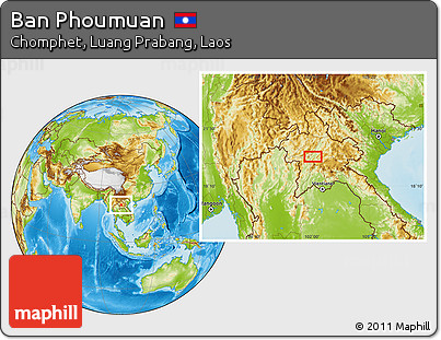 Physical Location Map of Ban Phoumuan