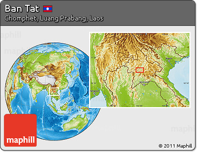 Physical Location Map of Ban Tat