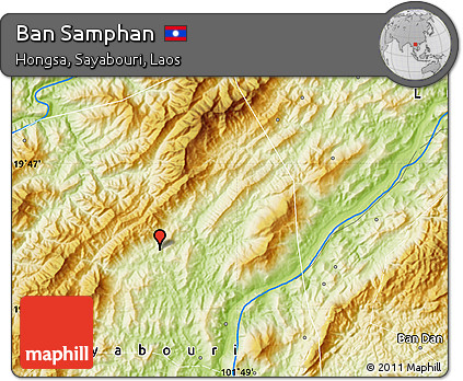 Physical Map of Ban Samphan
