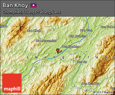 Physical Map of Ban Khoy