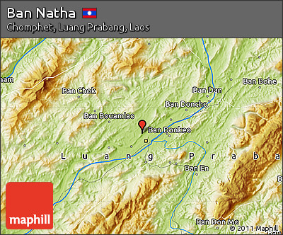 Physical Map of Ban Natha
