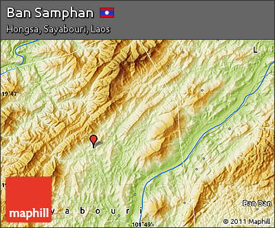 Physical Map of Ban Samphan