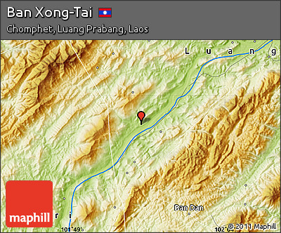 Physical Map of Ban Xong-Tai
