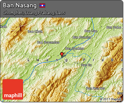 Physical Map of Ban Nasang