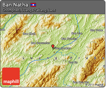 Physical Map of Ban Natha