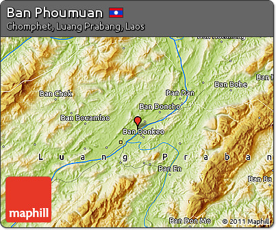 Physical Map of Ban Phoumuan