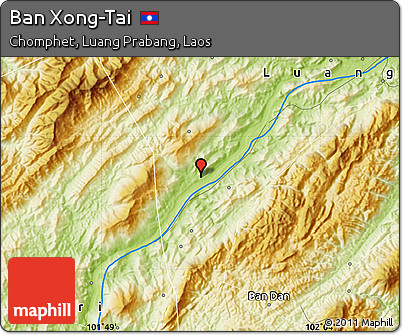 Physical Map of Ban Xong-Tai