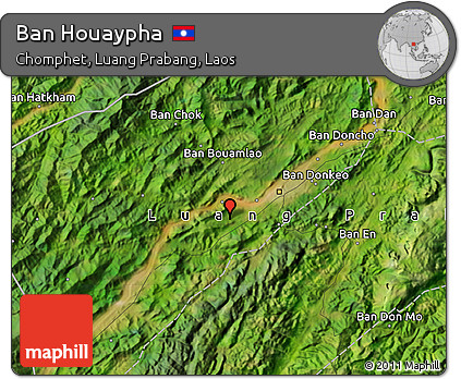 Satellite Map of Ban Houaypha