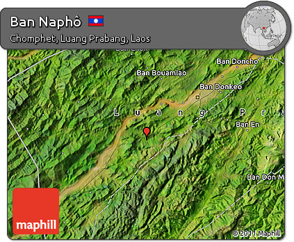 Satellite Map of Ban Naphô