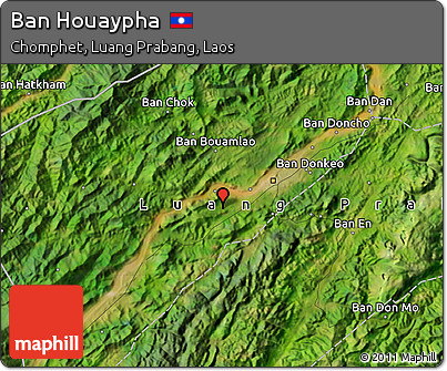Satellite Map of Ban Houaypha