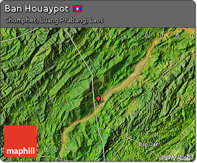 Satellite Map of Ban Houaypot