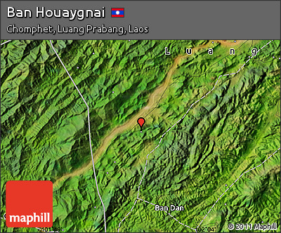 Satellite Map of Ban Houaygnai
