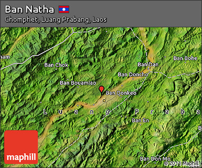 Satellite Map of Ban Natha