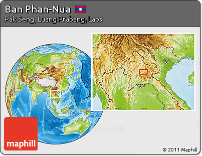 Physical Location Map of Ban Phan-Nua