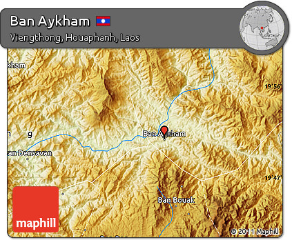 Physical Map of Ban Aykham
