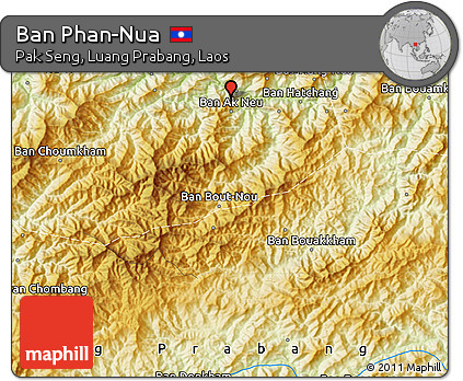Physical Map of Ban Phan-Nua