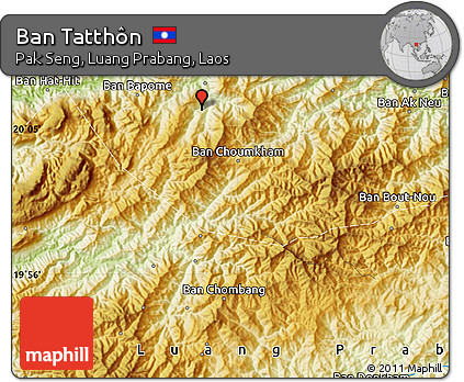Physical Map of Ban Tatthôn