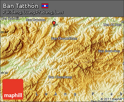 Physical Map of Ban Tatthôn