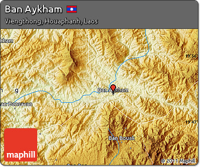 Physical Map of Ban Aykham