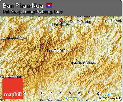 Physical Map of Ban Phan-Nua