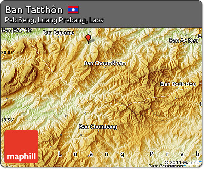 Physical Map of Ban Tatthôn