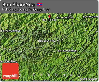 Satellite Map of Ban Phan-Nua