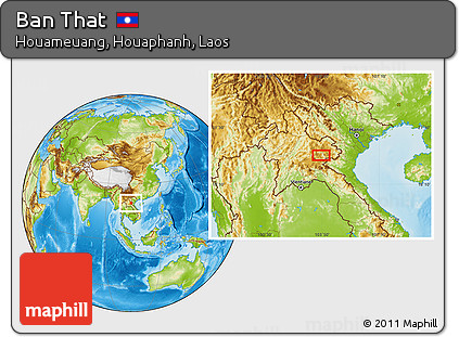 Physical Location Map of Ban That