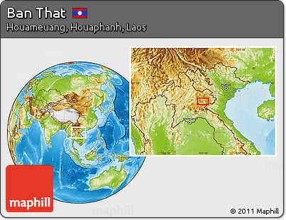Physical Location Map of Ban That