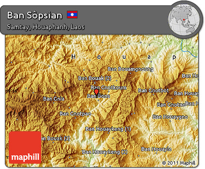 Physical Map of Ban Sôpsian