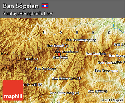 Physical Map of Ban Sôpsian