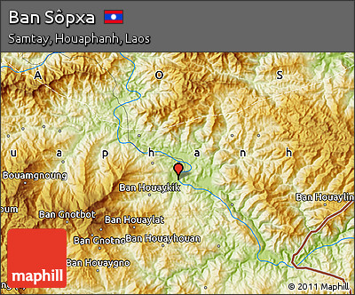 Physical Map of Ban Sôpxa