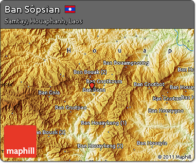 Physical Map of Ban Sôpsian