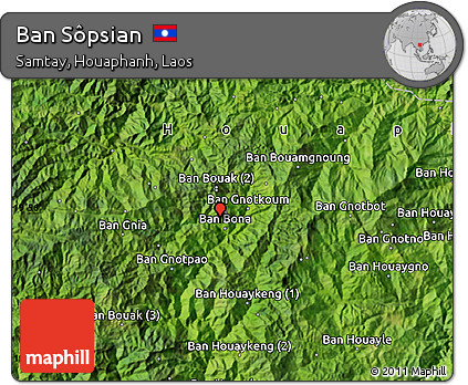 Satellite Map of Ban Sôpsian