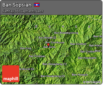 Satellite Map of Ban Sôpsian